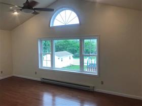Inside view towards rear of addition: 
