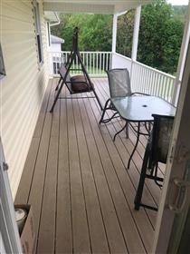 Deck with Trex decking: 