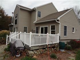 *BEFORE*  Deck being removed for addition to be built.: 