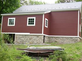 Barn After - Side view: 