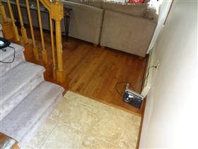 New Tile & Hardwood Floor: 