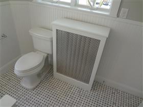 After toilet area: 