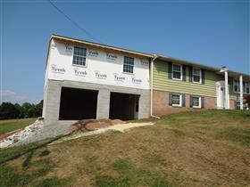 Building addition onto house: 