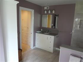 After - Vanity to left of shower area: 