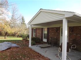 Front Porch Roof Added: 