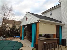 After - New covered deck: 