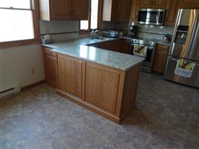 Island in kitchen area : 