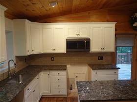 After kitchen (painted cabinets): 