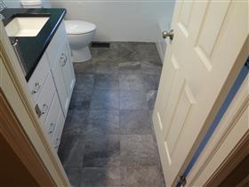 tile floor: 