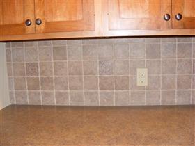 *After* Backsplash: 